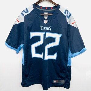 Nike NFL Tennessee Titans Derrick Henry Vapor Limited Football Jersey Blue 2XL